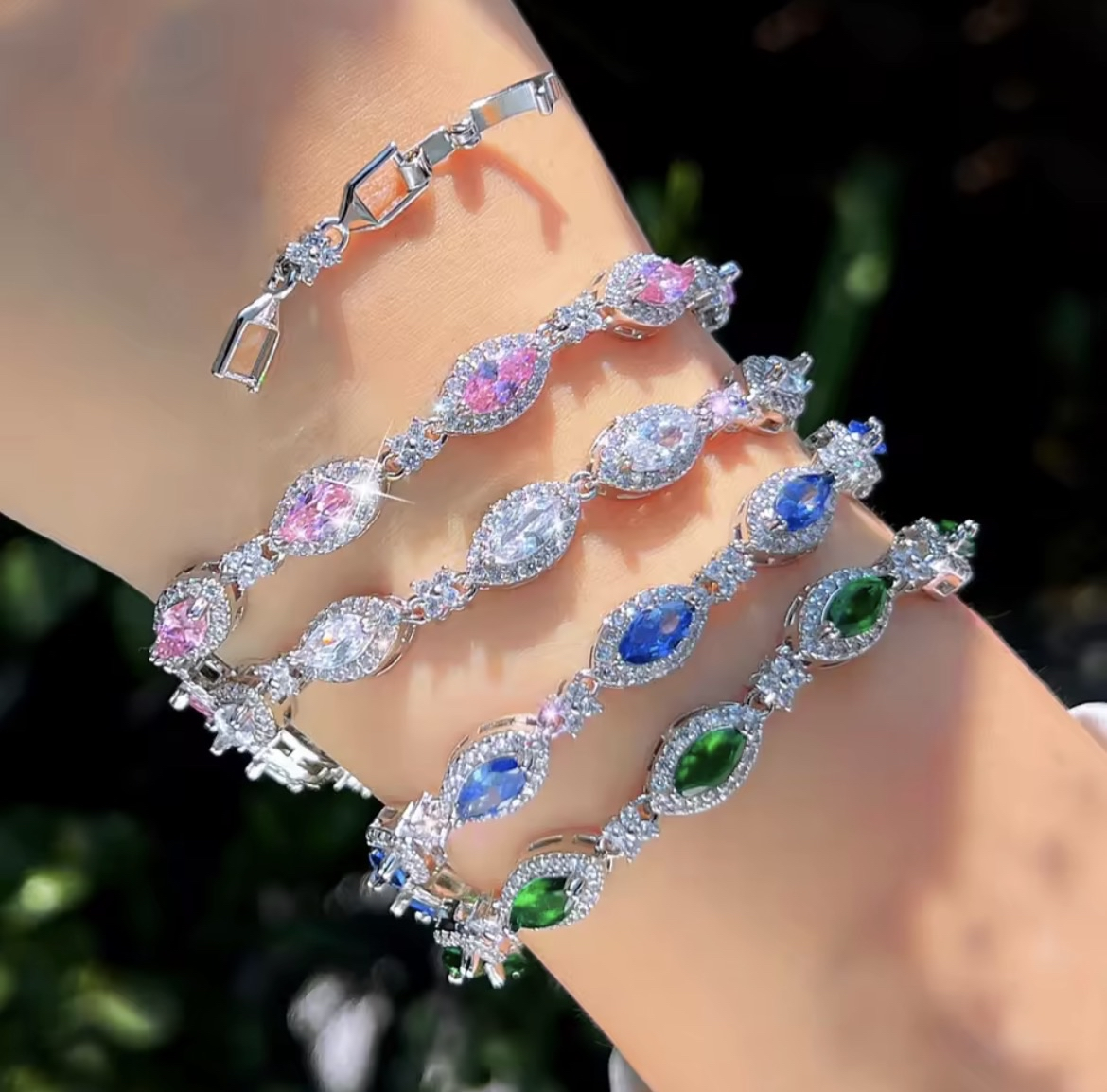 Diamond Petal Bracelet